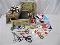 SEWING LOT IN TIN