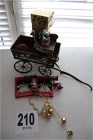 Christmas Ornaments And Wagon Decor (Rm 6)