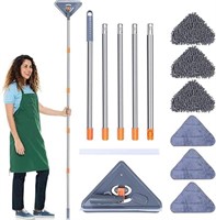 Wall Mop with Long Handle 85 Inch, 360 ° Rotating