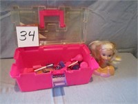 Vintage Barbie beauty set