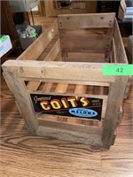 VINTAGE COITS MELONS CRATE 13 x 13 x 25