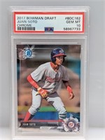 2017 Bowman Chrome Draft Juan Soto RC PSA 10