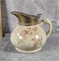 WARRANTED K.T.& K. PITCHER WITH METAL LID