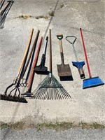 Assorted outdoor tools