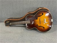 Vintage Silvertone Acoustic Guitar