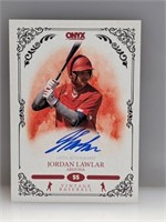 2022 Onyx Authenticated Jordan Lawlar Auto Blue