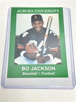 Bo Jackson 1986 Auburn Baseball/Football Rookie