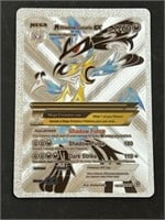 M Shadow Lucario EX Silver Foil Pokémon Card