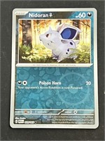 Nidoran Hologram Pokémon Card