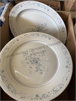 Three boxes Dishes by Noritake 18 dinner plates,