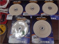 5 DICO Assorted 6" Buffing Wheels.