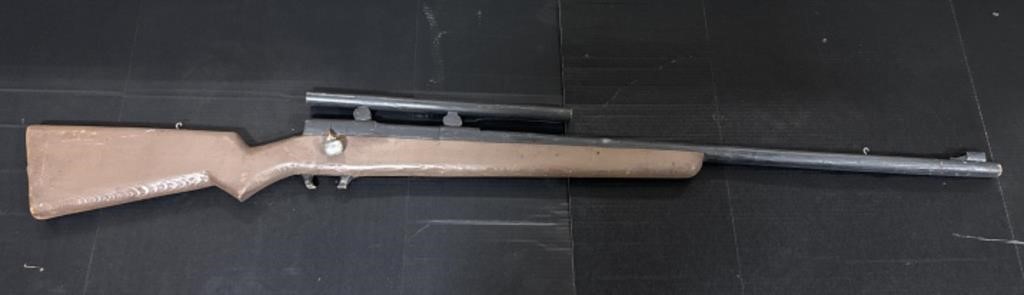 6ft Long Wooden Advertising Rifle.