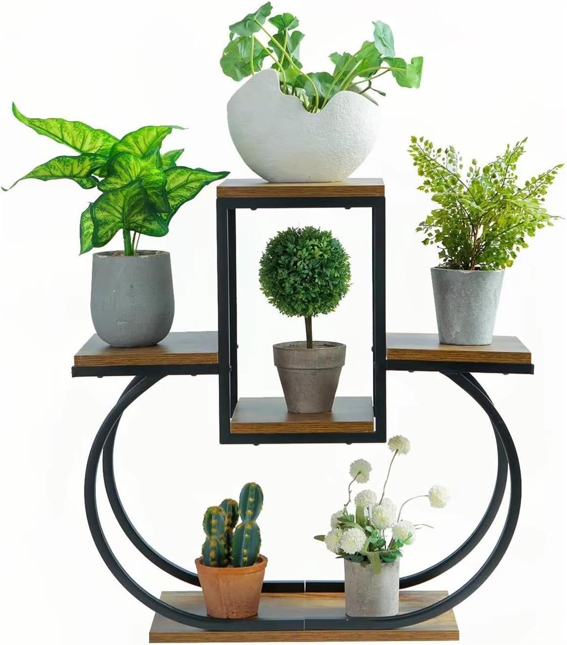 Plant Stand Indoor Creative Heart Shape Ladder