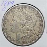 1889 O MORGAN SILVER DOLLAR