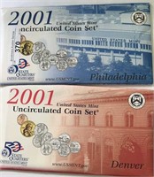 2001PD US Mint Set UNC