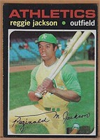 1971 Topps #20 Reggie Jackson Oakland Athletics
