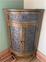 CORNER TIN FRONT 2 DOOR CABINET 31" H X 19" W X