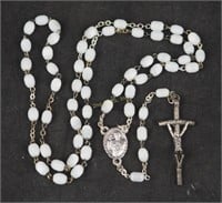 Vtg Catholic Religious Rosary Beads 20"
