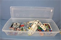Lego Assortment In Plastic Tote 36"x 16"x 6"H