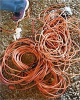2 100ft extension cords