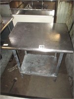 3' X 2' S/S WORK TABLE