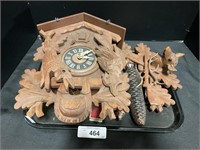 Nicely Carved German Cuckoo Clock.