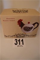 Stoneware Rooster Tea Pot (New)(R3)