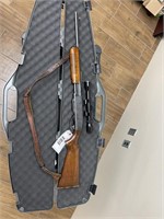 REMINGTON GAMEMASTER MODEL#760 WITH SCOPE, LEATHER
