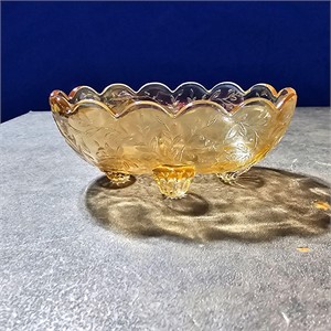 Floragold Footed candy dish