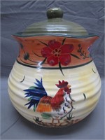 Vintage Hand Painted Rooster Cookie Jar