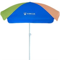 Ammsun 5ft Seaside Beach Umbrella For Sand And