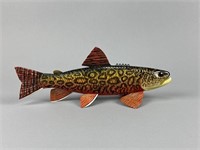 Carl Christiansen Tiger Trout Spearing Decoy