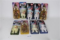 9 assorted TY Beanie Babies