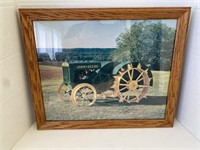 John Deere Tractor Framed Art