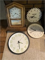 RC Quartz Wooden Wall Clock With Others