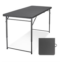 Byliable Folding Table 4 Foot, Portable Plastic Ca