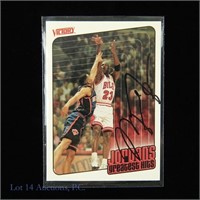 Michael Jordan Signed Upper Deck Victory NBA Card