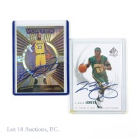 Lebron James Signed SP Panini NBA Basketball Cards