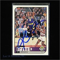 Kobe Bryant Signed UD Choice NBA Basketball Card