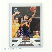 Stephen Curry Signed Panini NBA Basketball Card