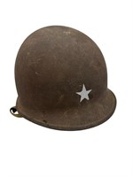 Vietnam War Era 60’s US ARMY M-1 Helmet + Liner