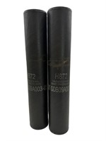 Pair H872 Rocket Warhead Storage Tubes