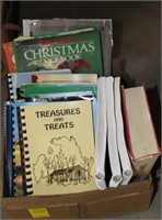 large lot of cook books