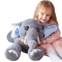 IKASA Large Elephant Stuffed Animal Plush Toy,29"