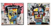 AI Created Canvas Prints in style of Basquiat