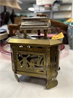 VTG SUTCH BRASS BURNER WARMER & TRINKET BOX