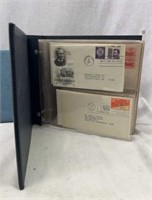 Postmasters Binder with 40 USA  First Day Covers.