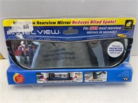 NEW WIDE VIEW REARVIEW MIRROR BY BULB HEAD