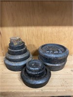 Assorted scale weights