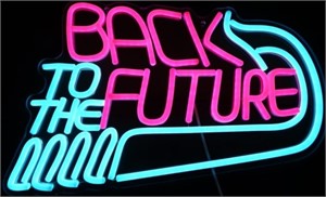 Back To The Future LED Neon-Syle Light / Sign